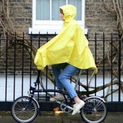 Cape De Pluie Cycliste Jaune Canari The Peoples Poncho