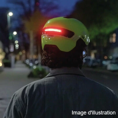 Casque Abus HUD-Y Ace Champagne Gold Avec Feu Pour Vélo En Ville – Image 6