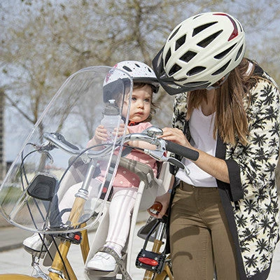 Casque De Vélo Crème Avec Feu Arrière Amovible City Go Polisport – Image 3
