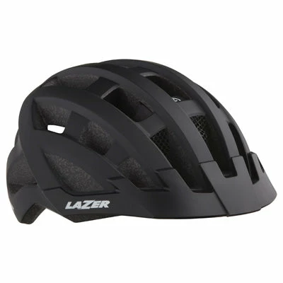 Casque Vélo à LED Compact Deluxe Lazer Noir