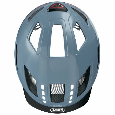 Casque Vélo Avec éclairages Abus Hyban 2.0 LED Signal Glacier – Image 4