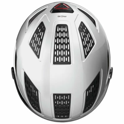 Casque Vélo Hyban 2.0 Ace Blanc Avec Visière Intégrée Abus – Image 4