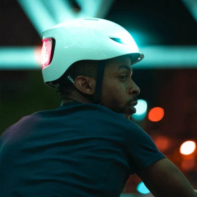 Casque Vélo Urbain Intelligent Lumos Matrix Blanc Avec éclairage – Image 3