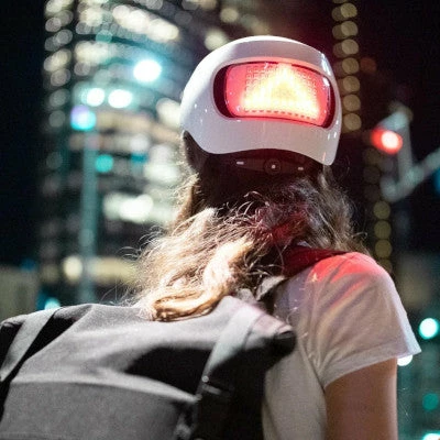 Casque Vélo Urbain Intelligent Lumos Matrix Blanc Avec éclairage – Image 4