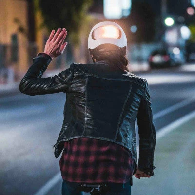 Casque Vélo Urbain Intelligent Lumos Matrix Blanc Avec éclairage – Image 5