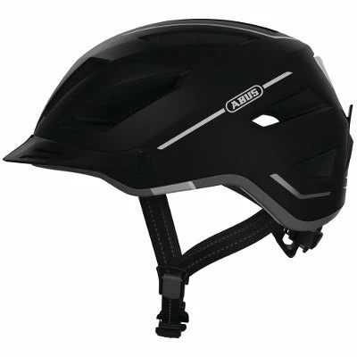 Casque Vélo Urbain Noir Pedelec 2.0 Abus Avec Lumière Arrière