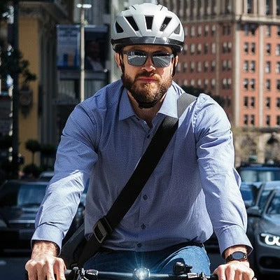 Casque Vélo Urbain Noir Pedelec 2.0 Abus Avec Lumière Arrière – Image 4