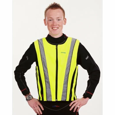 Gilet Jaune De Sécurité Pour Vélo Et Moto - OXFORD – Image 5