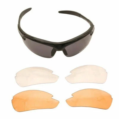 Newton Lunettes De Protection 3 Verres, Clairs, Fumés Et Noirs – Image 2