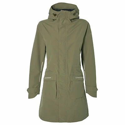 Parka Pluie Chaud Et élégant Vert Olive Pour Femmes Mosse Basil – Image 5