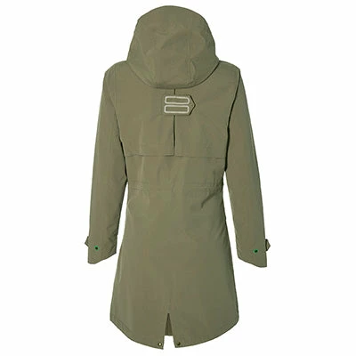 Parka Pluie Chaud Et élégant Vert Olive Pour Femmes Mosse Basil – Image 6