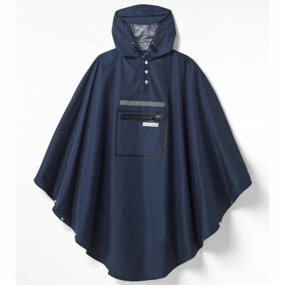 Poncho Imperméable Bleu Marine Pour Cycliste The Peoples Poncho – Image 2