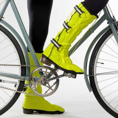 Georgia In Dublin Sur Chaussures Leggits Imperméables Vélo Pour Femme - Jaune – Image 3