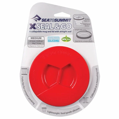 Sea To Summit Tasse Pliable Avec Couvercle 415 Ml X-Seal & Go Seat To Summit