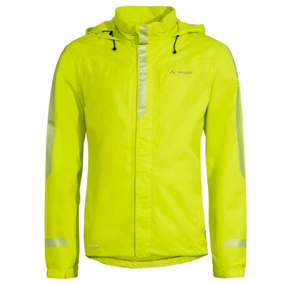Veste Vélo Homme Jaune Réfléchissante 360° Luminum II Vaude – Image 2