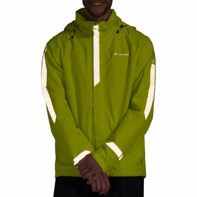 Veste Vélo Homme Jaune Réfléchissante 360° Luminum II Vaude – Image 13